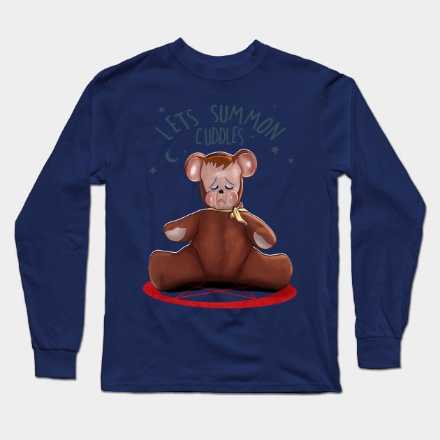 Let's Summon Cuddles Long Sleeve T-Shirt by ArtDiggs